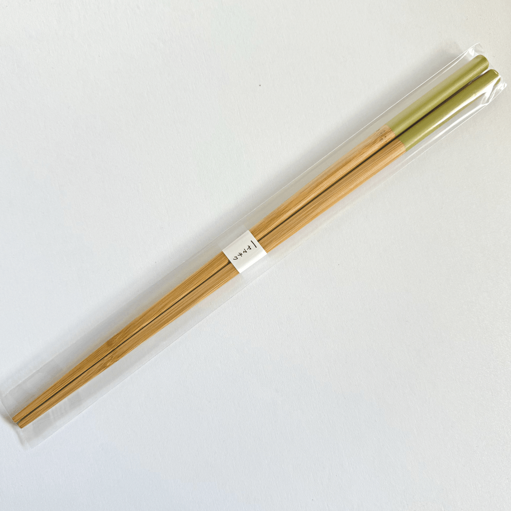 Yamachiku Saibashi bamboo chopsticks 30cm. Handcrafted in Kumamoto, Japan. Available at Toka Ceramics.