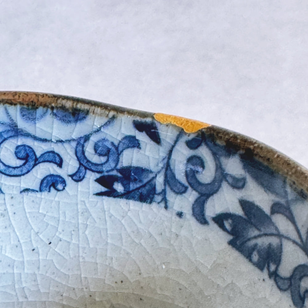 Kintsugi - Large Karakusa Mug - Small Rim Repair no.1