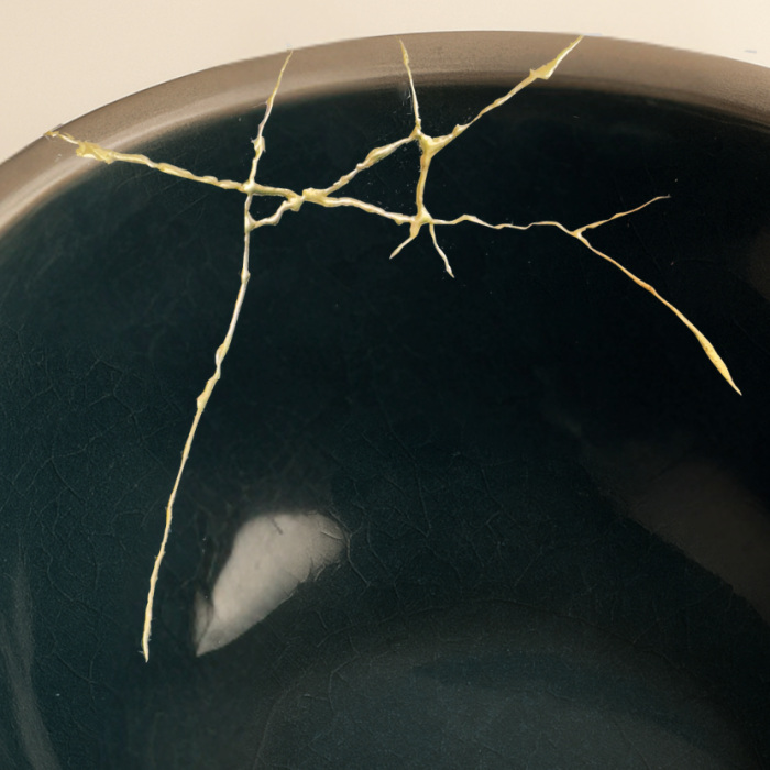 Kintsugi - Shigaraki Ware Tawami Deep Bowl