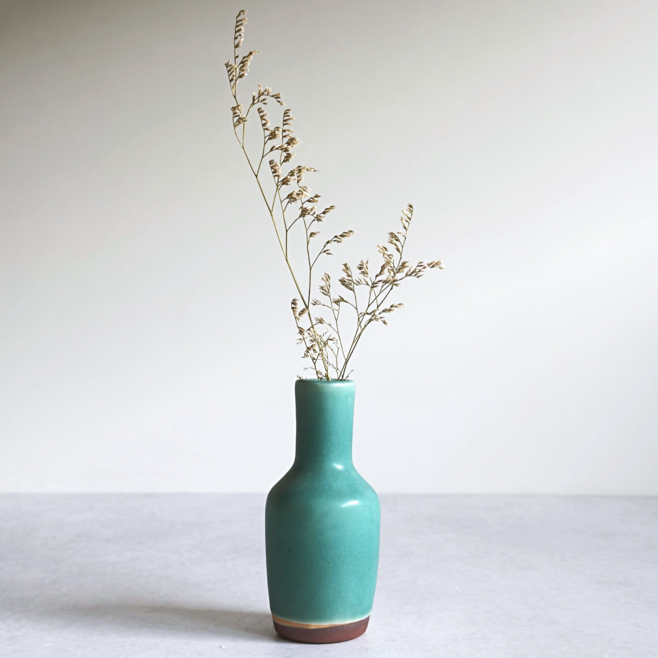 Small Vase & Dried Posy Gift Set - Teal no.4