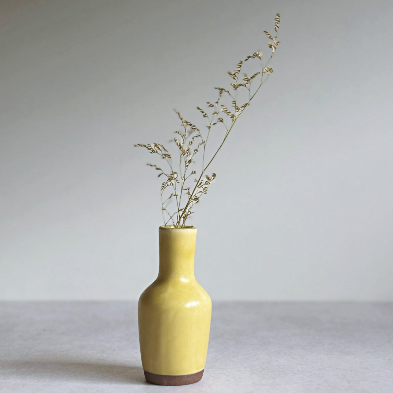 Small Vase & Dried Posy Gift Set - Yuzu no.4