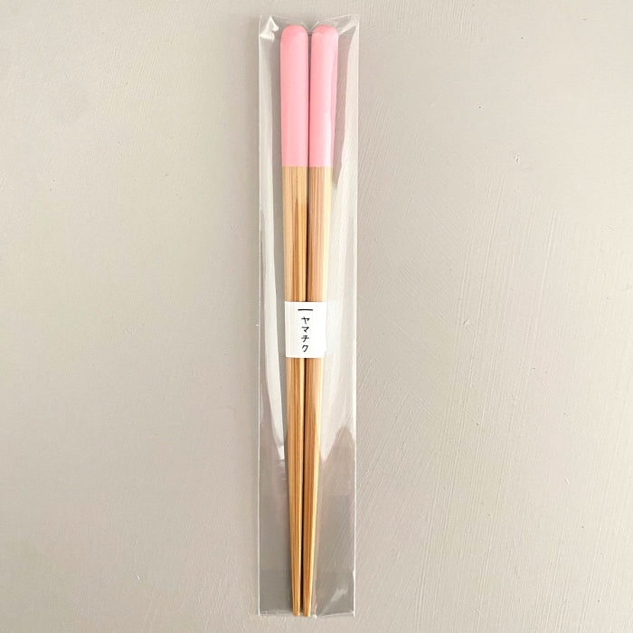 Yamachiku handcrafted kids bamboo chopsticks. Made in Kumamato, Japan. Available at Toka Ceramics.