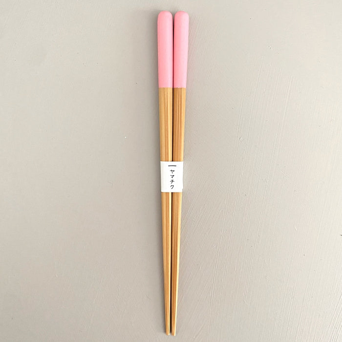Yamachiku handcrafted kids bamboo chopsticks. Made in Kumamato, Japan. Available at Toka Ceramics.