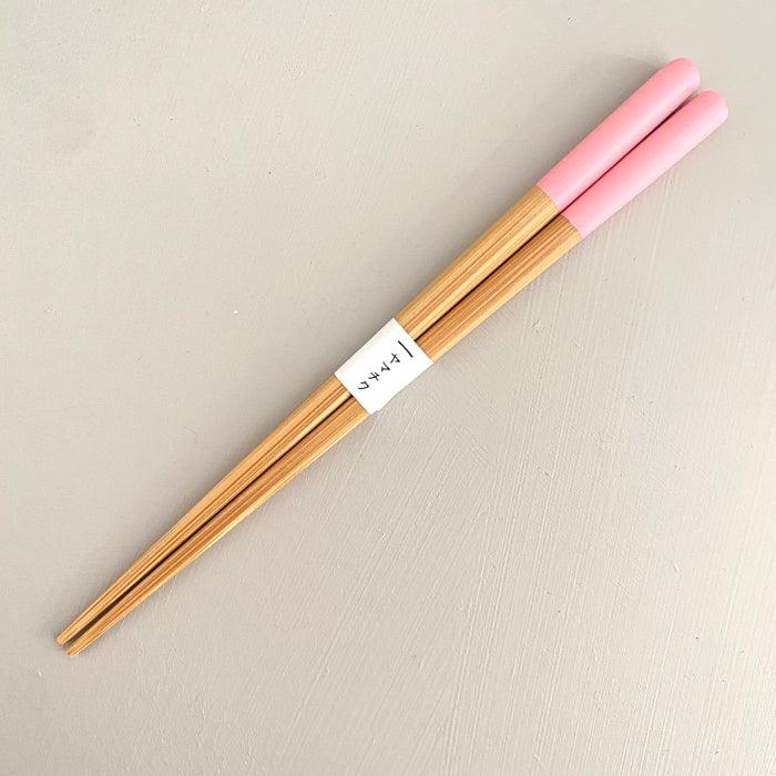 Yamachiku handcrafted kids bamboo chopsticks. Made in Kumamato, Japan. Available at Toka Ceramics.
