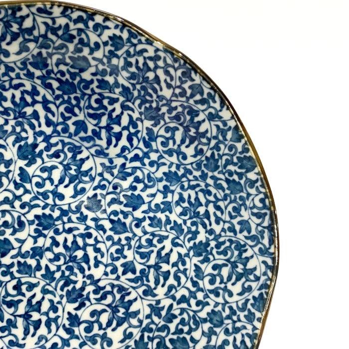 Japanese Karakusa Bowl 21cm, available at Toka Ceramics.