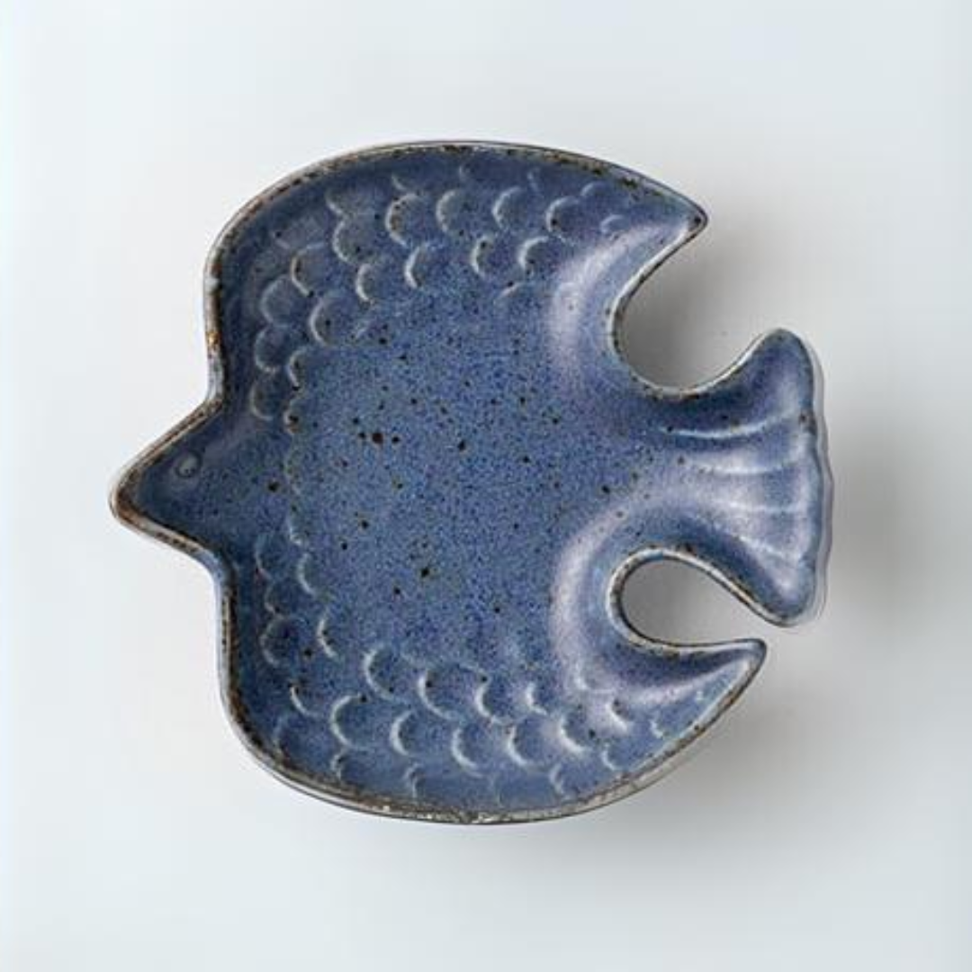 Dinky Bird Small Plate - Blue