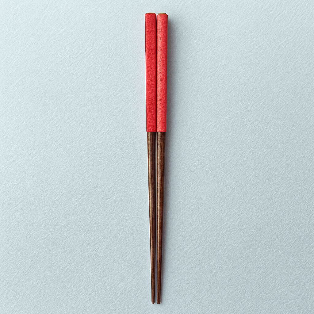 Square Chopsticks 23cm - Red