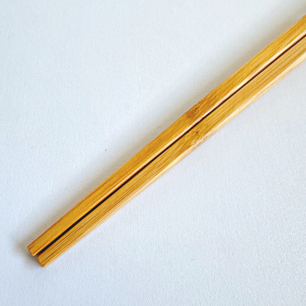 Yamachiku Saibashi bamboo chopsticks 30cm. Handcrafted in Kumamoto, Japan. Available at Toka Ceramics.