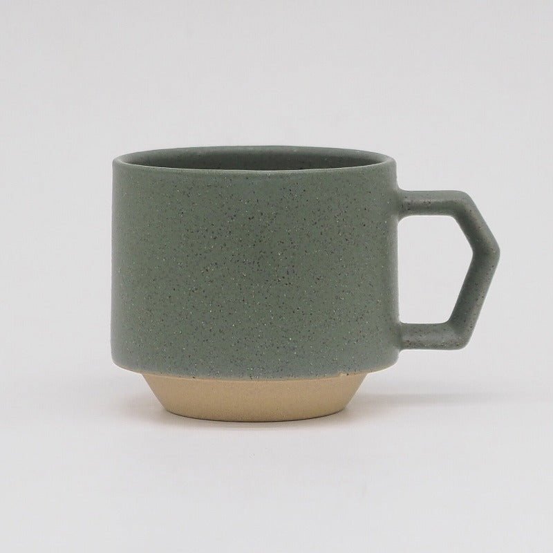 Chips Stackable Mug Khaki. Made inJapan. Available at Toka Ceramics.