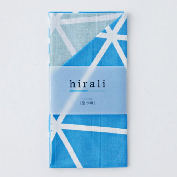 Hirali Japanese Tenugui, made from 100% cotton. Made in Sakai city, Osaka Japan. Available at Toka Ceramics.