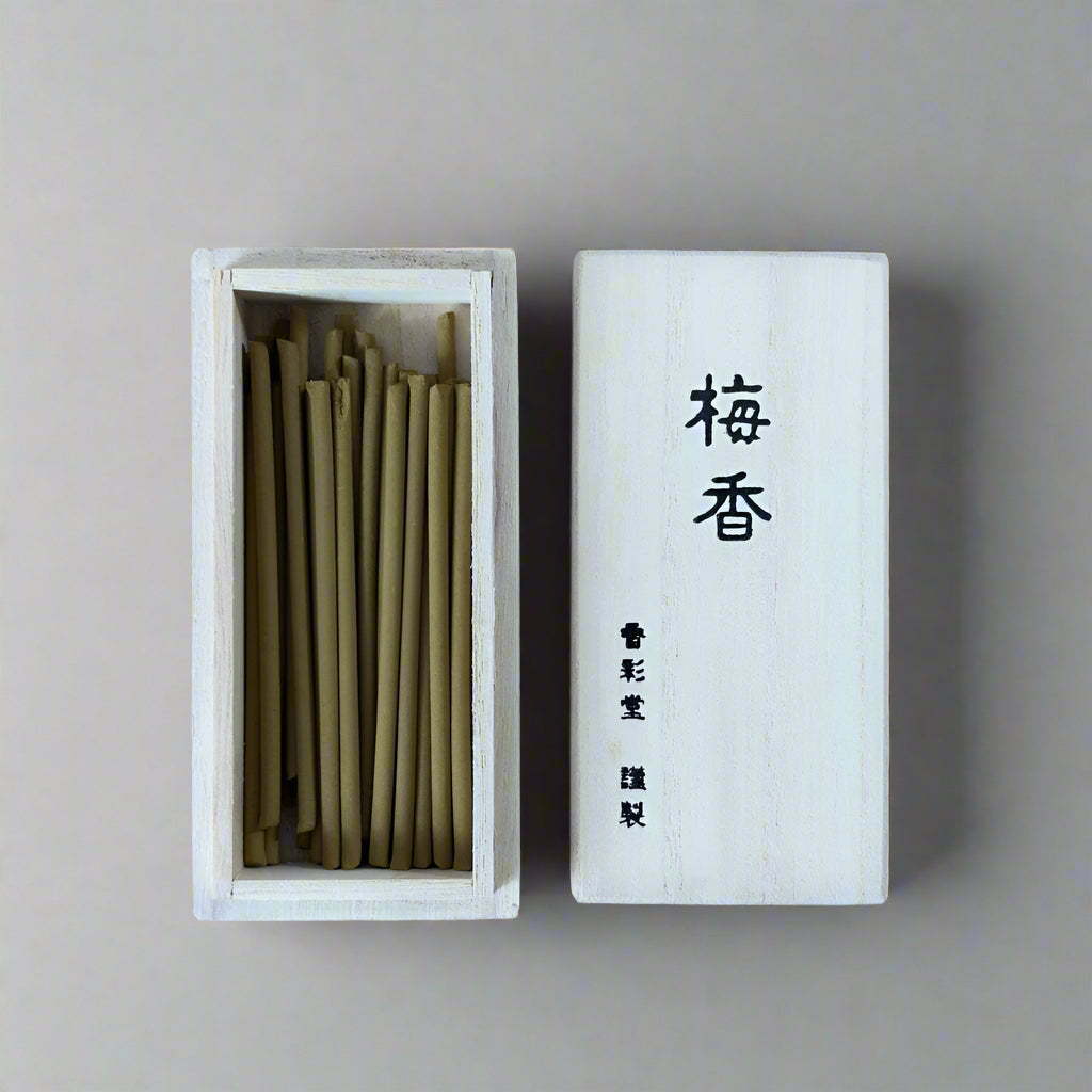 Umekou Japanese Incense by Kousaido, made in Kyoto, Japan.