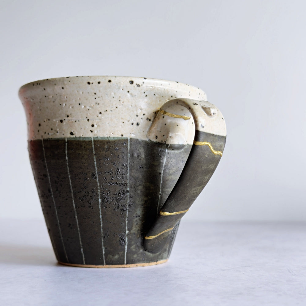 Kintsugi Stripe Mug 2 - Shigaraki Ware