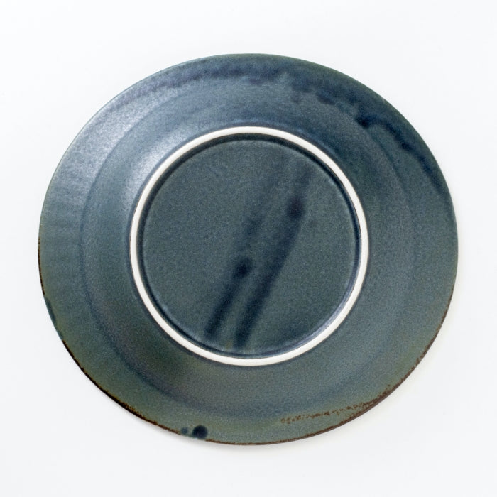 Oval Deep Bowl 22.5cm - Blue Grey - Toka Ceramics
