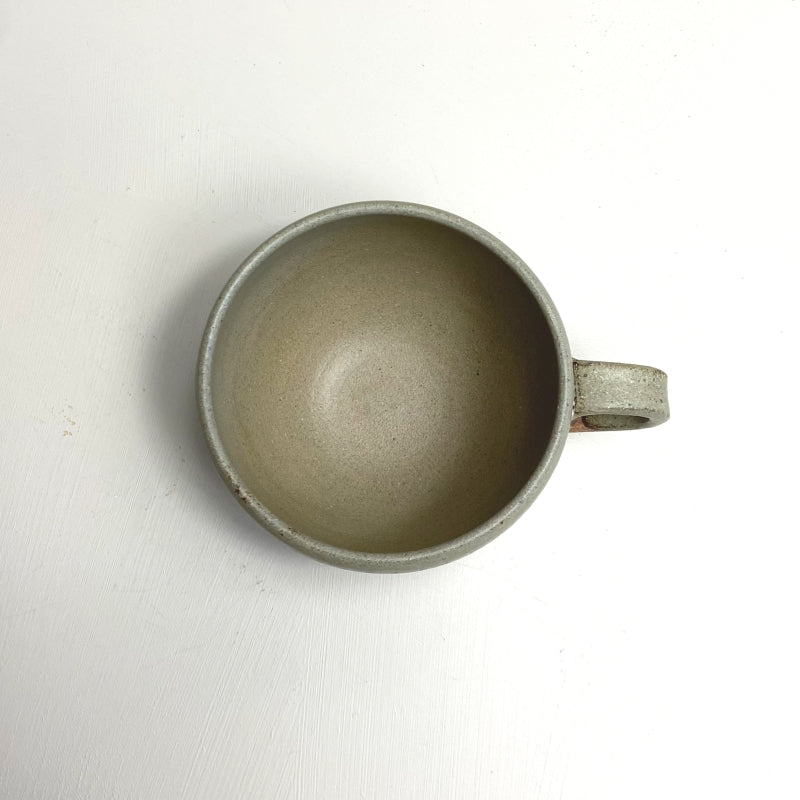 Shotoen round dot cup. Handcrafted in Toki city, Japan. Mino Ware. Available at Toka Ceramics.