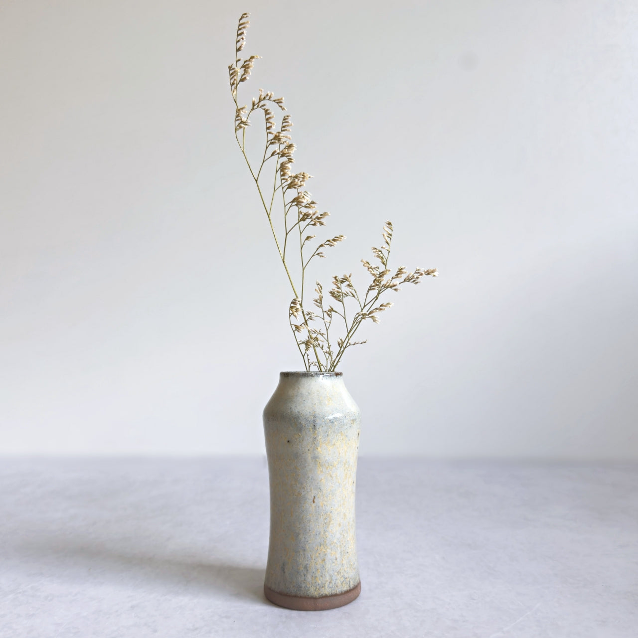 Small Vase & Dried Posy Gift Set - Ivory no.1