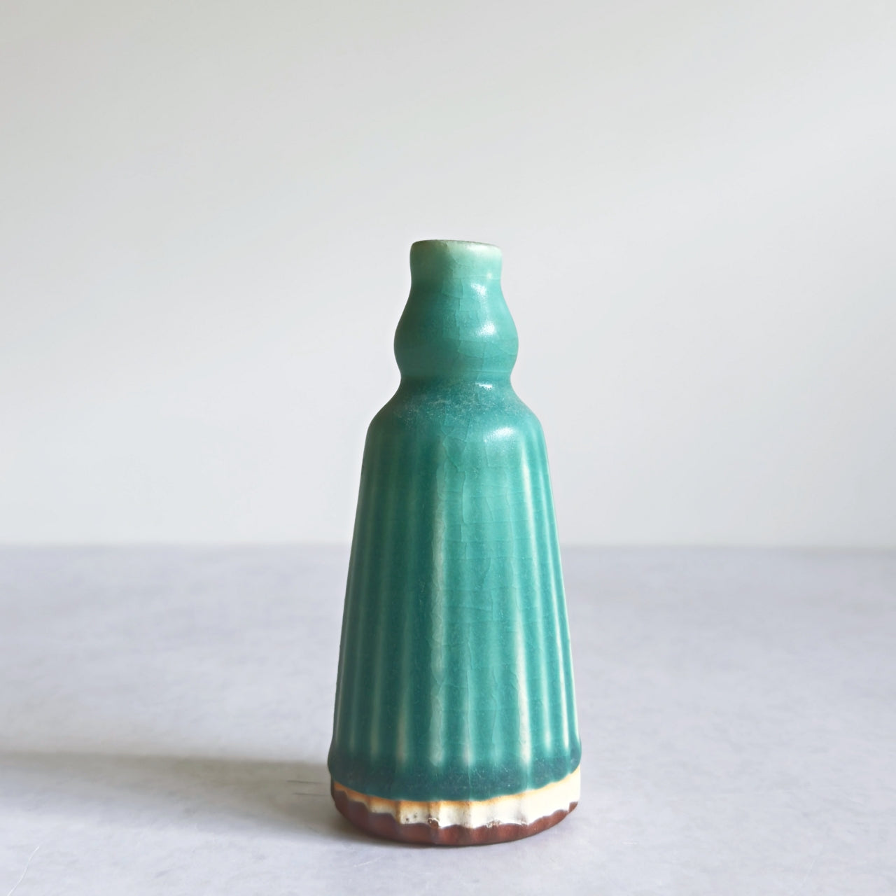 Small Vase & Dried Posy Gift Set - Teal no.2