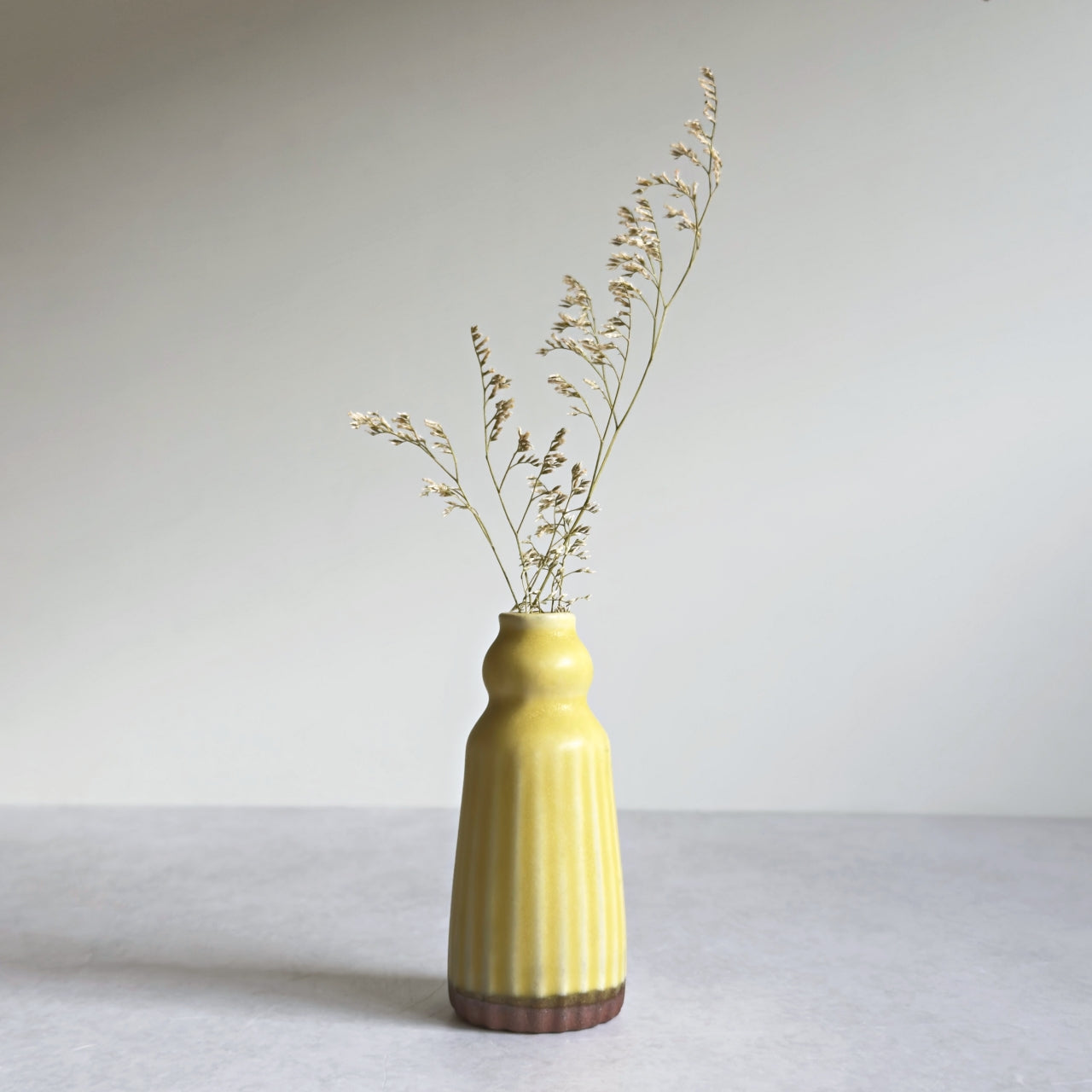 Small Vase & Dried Posy Gift Set - Yuzu no.2