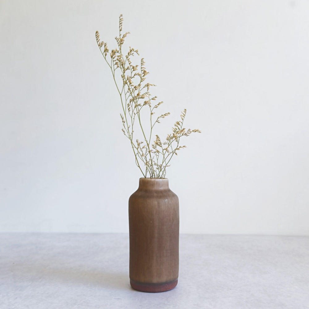 Small Vase & Dried Posy Gift Set - Chestnut no.1