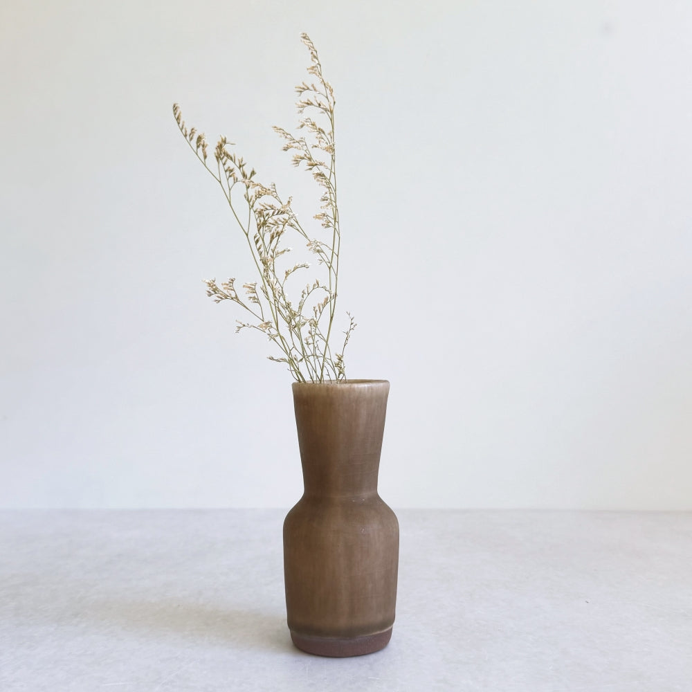 Small Vase & Dried Posy Gift Set - Chestnut no.3