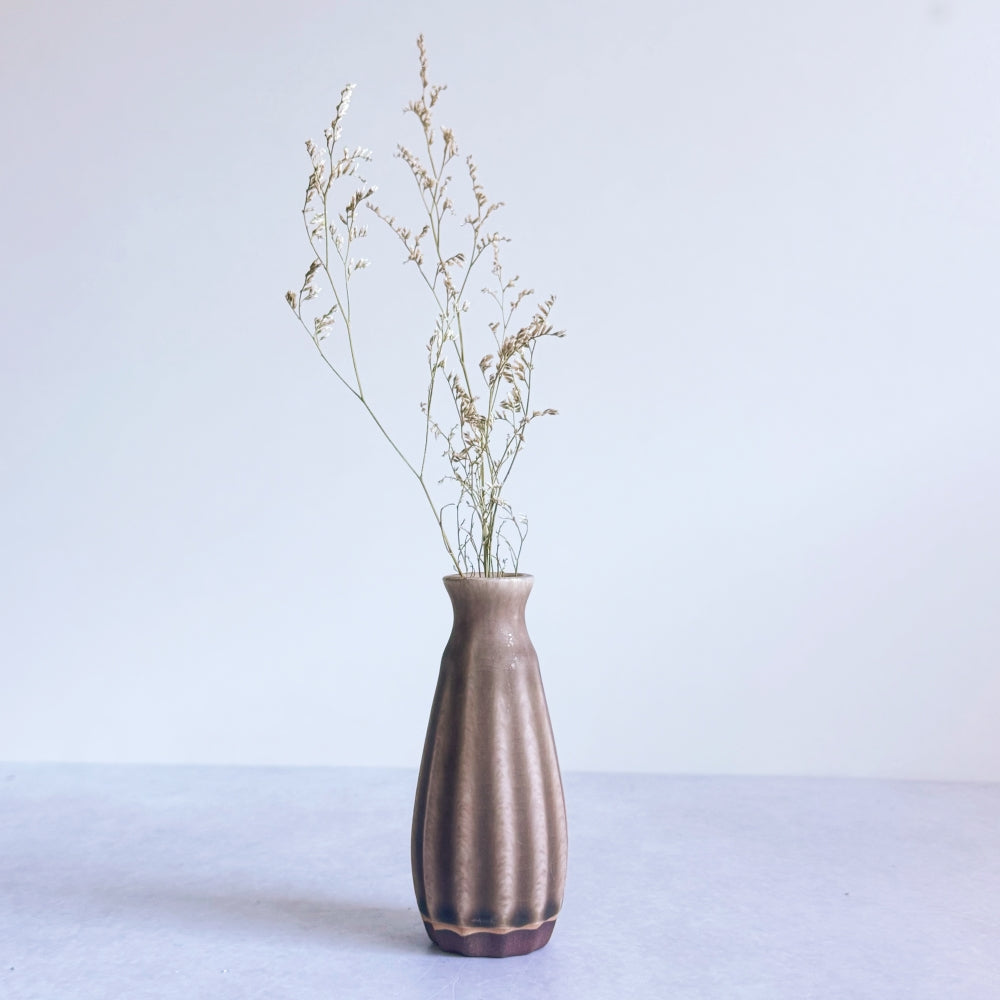 Small Vase & Dried Posy Gift Set - Chestnut no.4