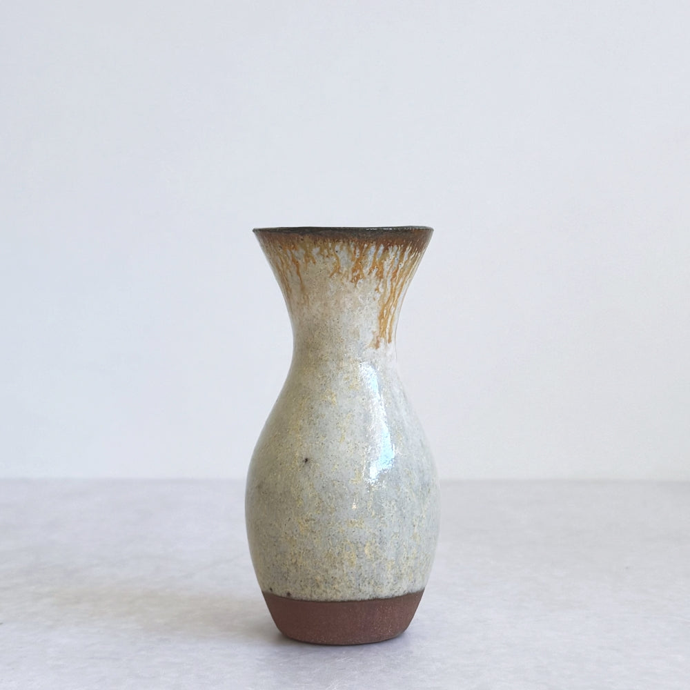 Small Vase & Dried Posy Gift Set - Ivory and Ame no.2