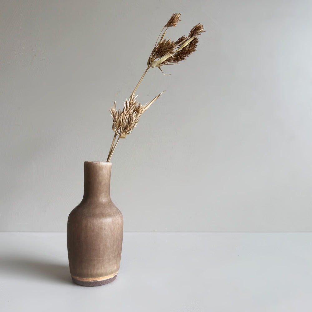 Small Vase & Dried Posy Gift Set - Chestnut no.9