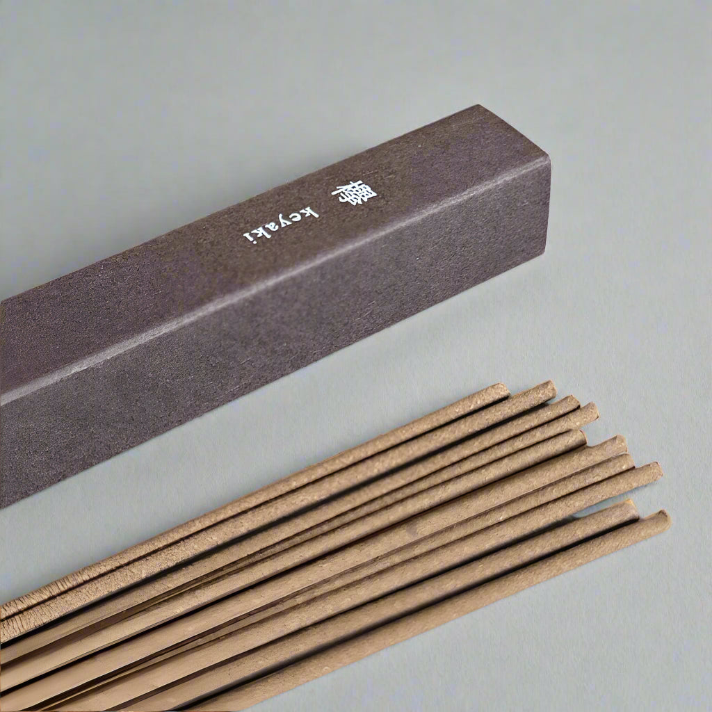 Waboku Japanese Keyaki (Zelcova) wooden scent incense by Kousaido Available at Toka Ceramics.