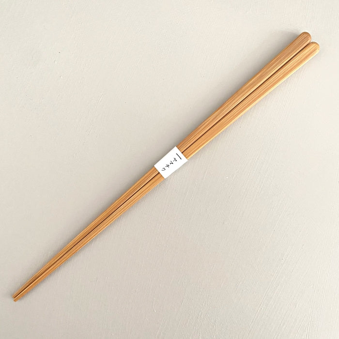 Yamachiku handcrafted bamboo chopsticks, made in Japan. Available at Toka Ceramics.