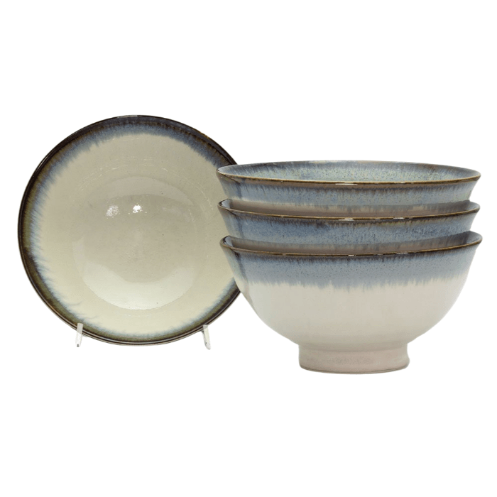 Aurora 16cm bowl handmade in Gifu prefecture. Mino Ware. Available at Toka Ceramics.