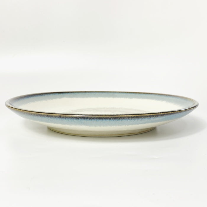 Aurora Large Plate 25cm, made in Japan. Mino Ware. Available at Toka Ceramics.