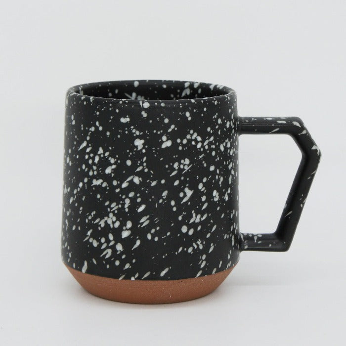 Large Mug - Splash / Black - Toka Ceramics
