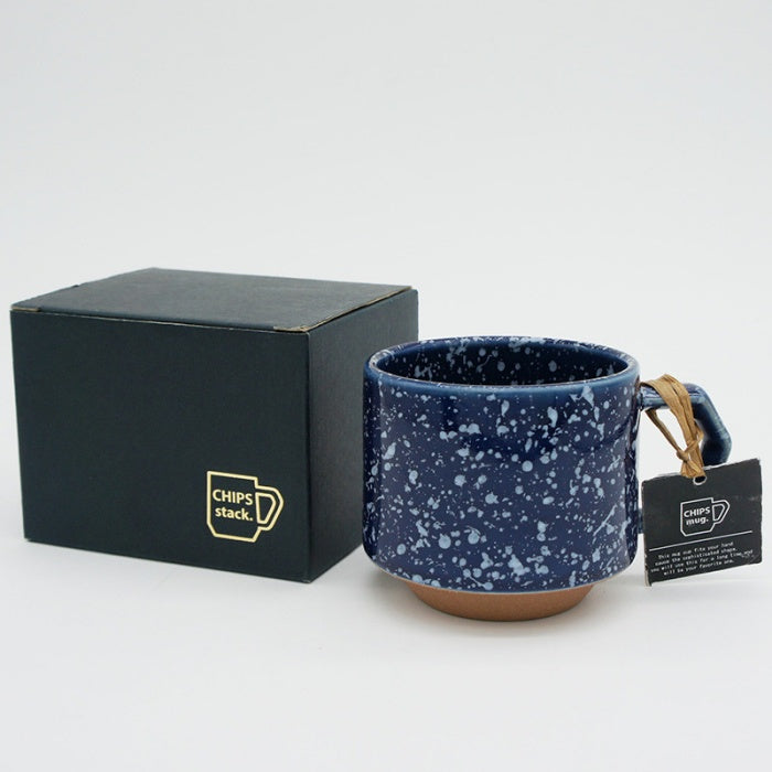 Stackable Mug - Splash / Blue - Toka Ceramics