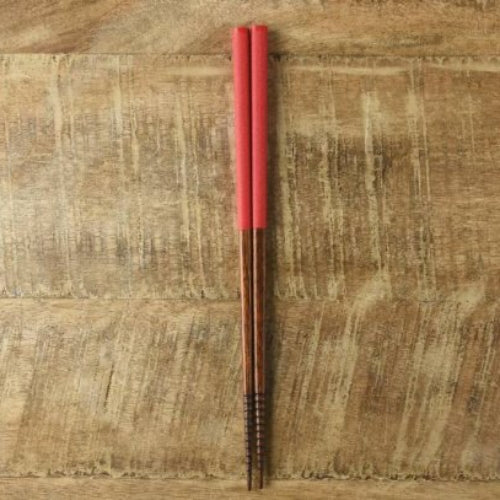 Japanese Chopsticks Red 23cm - Toka Ceramics
