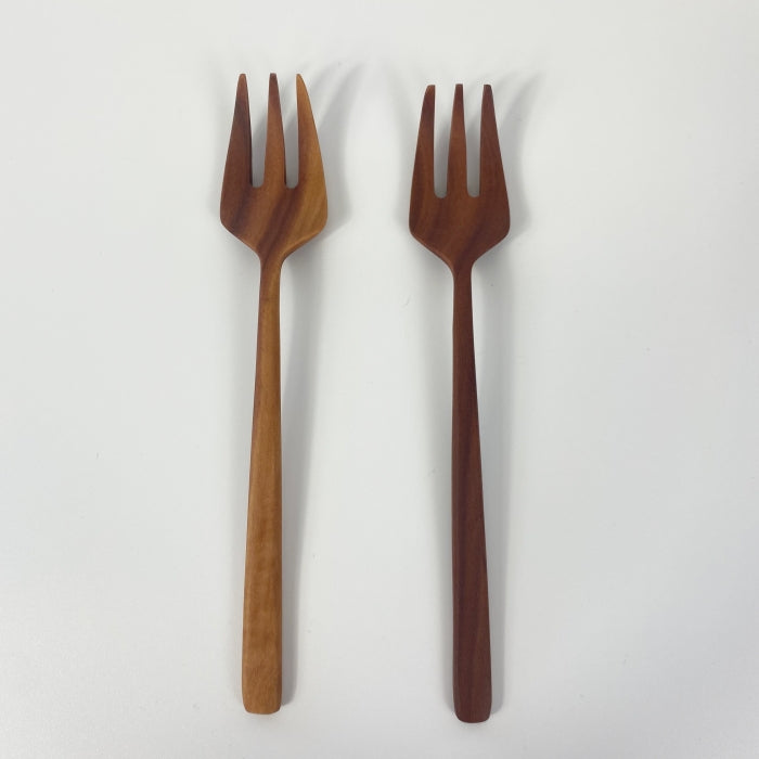 Natural Wooden Fork from Toka Ceramics