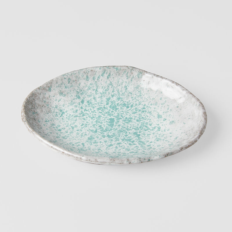 Ocean Glaze Oval Plate 20cm - Toka Ceramics