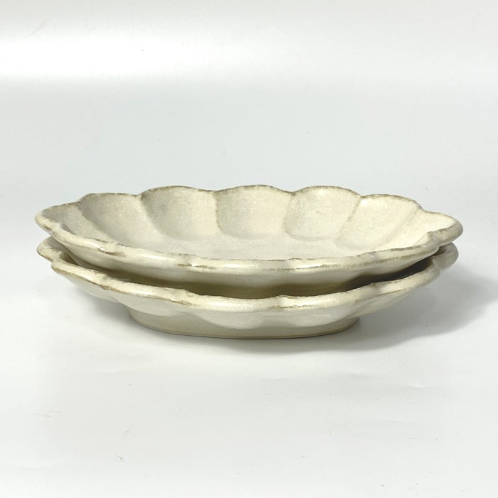 Rinka Oval Plate 18cm - Toka Ceramics