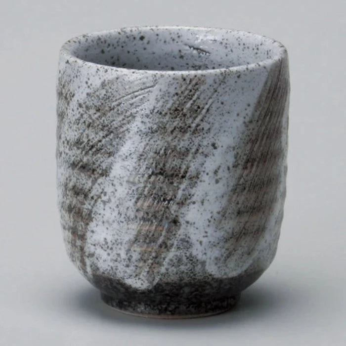 Sazanami Sushi Tea Cup. Made in Japan, Mino Ware. Toka Ceramics
