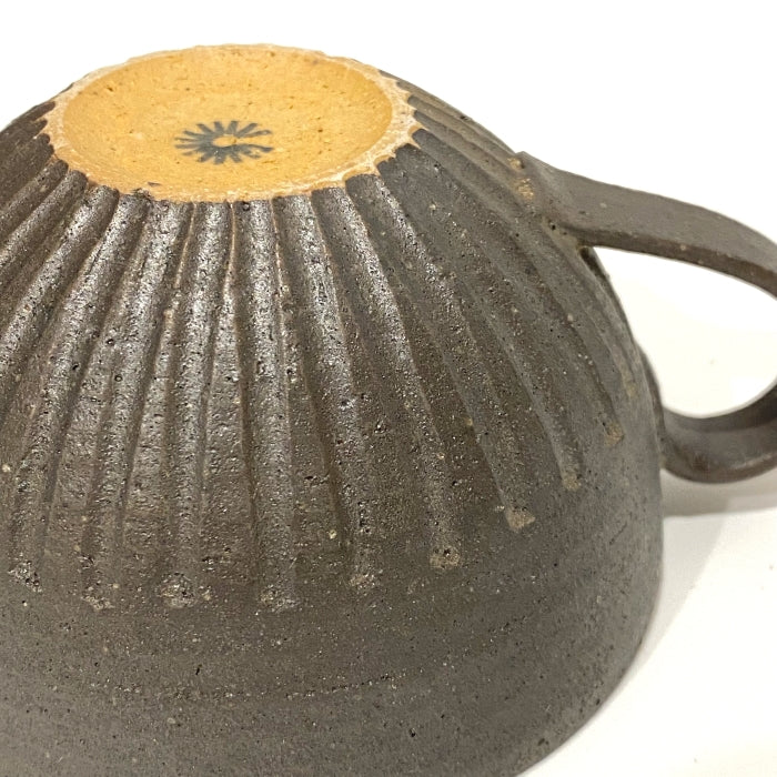Shinogi Cup Kinsai, made in Shiga Prefecture, Japan. Shigaraki Ware. Available at Toka Ceramics.