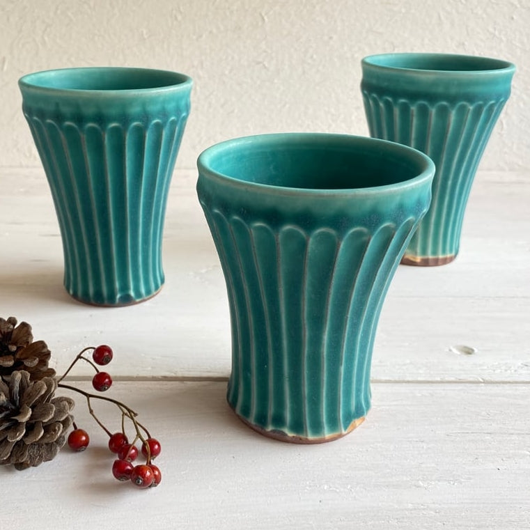 Shoyo Gama Shinogi Cup. Handmade in Japan, Tamba ware. Available at Toka Ceramics. 
